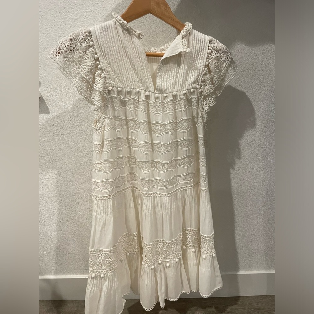 Ulla Johnson 
Crew Neck Mini Dress